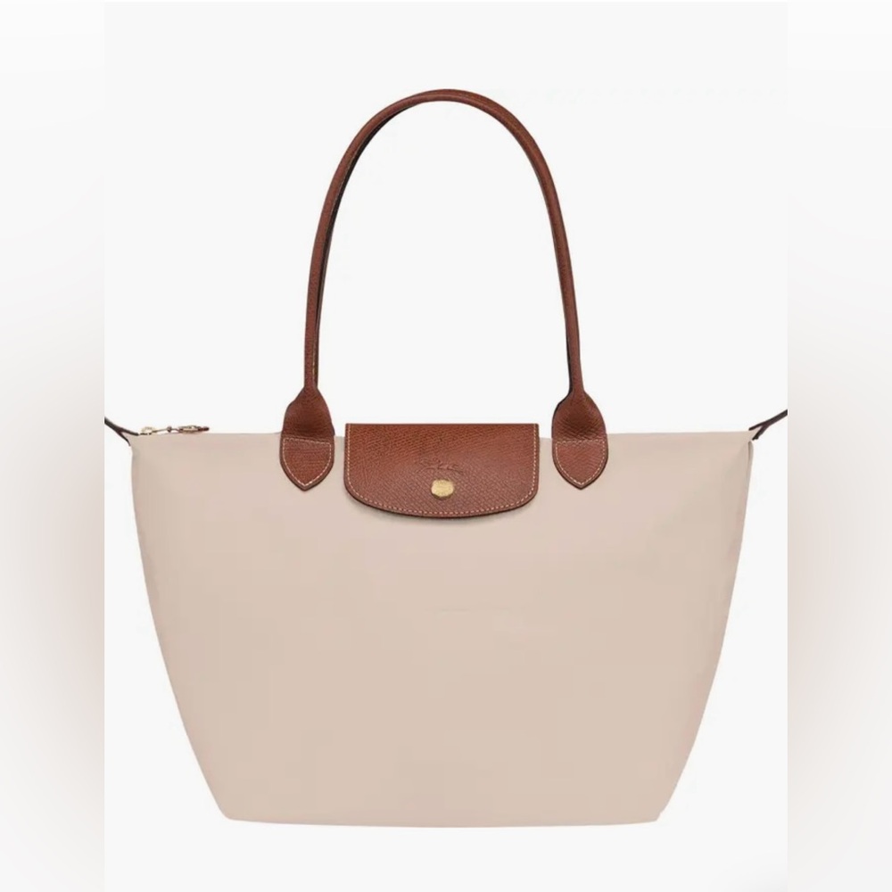 NWOT Longchamp Large Le Pilage Tote in Paper